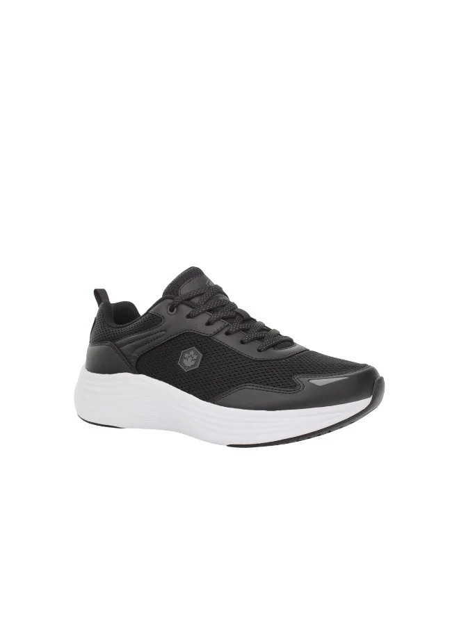 لامبرجاك Lumberjack Talara Men Sneakers Black Mesh PU – Lightweight Breathable Casual Shoes
