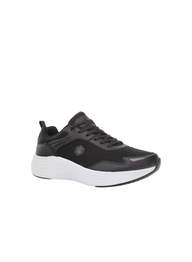 Lumberjack Talara Men Sneakers Black Mesh PU – Lightweight Breathable Casual Shoes - Image 2