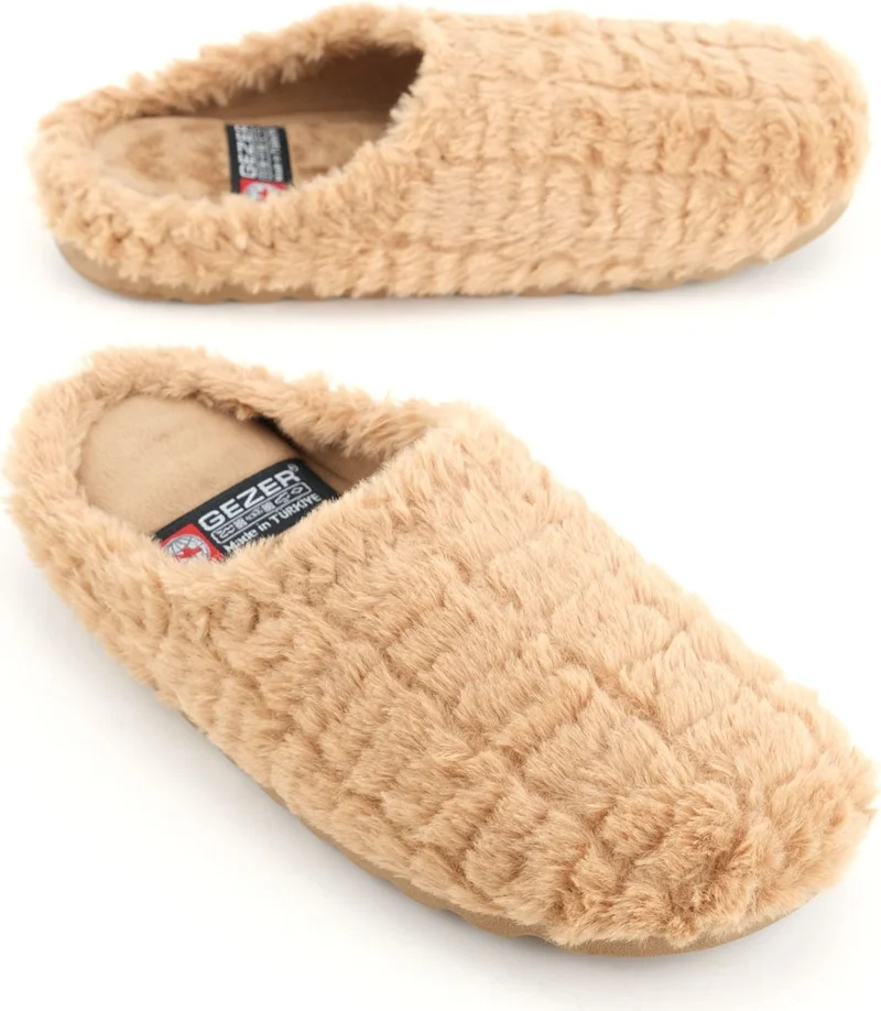 Gezer Women's Winter Home Garden Comfortable Sole Gondola Slippers