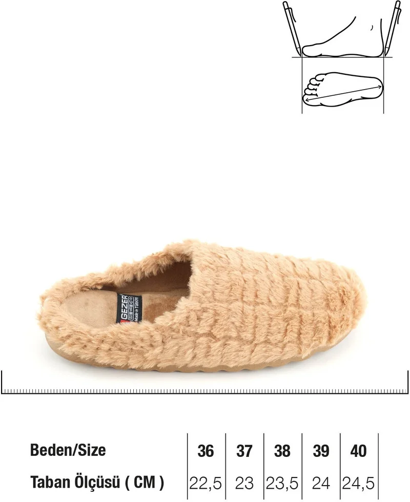 Gezer Women's Winter Home Garden Comfortable Sole Gondola Slippers