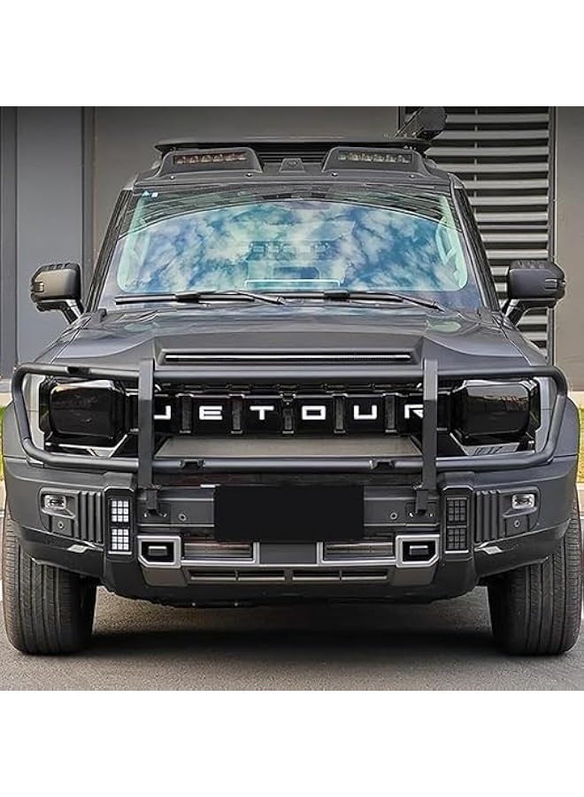 توبليو أغطية JETOUR T2 إصدار الأسود، تشطيب ماتي باللون الأسود، إزالة الأجزاء الصفراء - مجموعة مكونة من 70 قطعة - Image 3