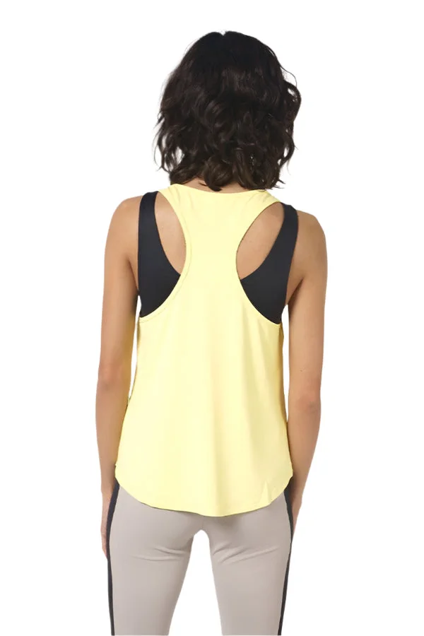 House Of Cenmar Yellow Women'S Activewear Top