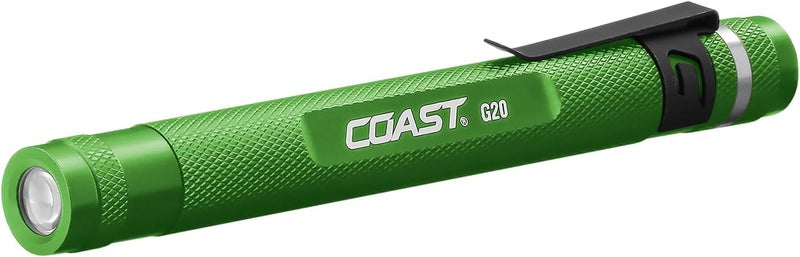 Coast COAST G20 Inspection Beam LED Penlight with Adjustable Pocket Clip and Consistent EdgeToEdge Brightness Green 54 lumens  - Image 1