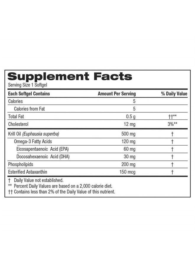 EMS - Kirkland Signature Expect Molre Krill Oil 500 mg, 160 Softgels - Image 1