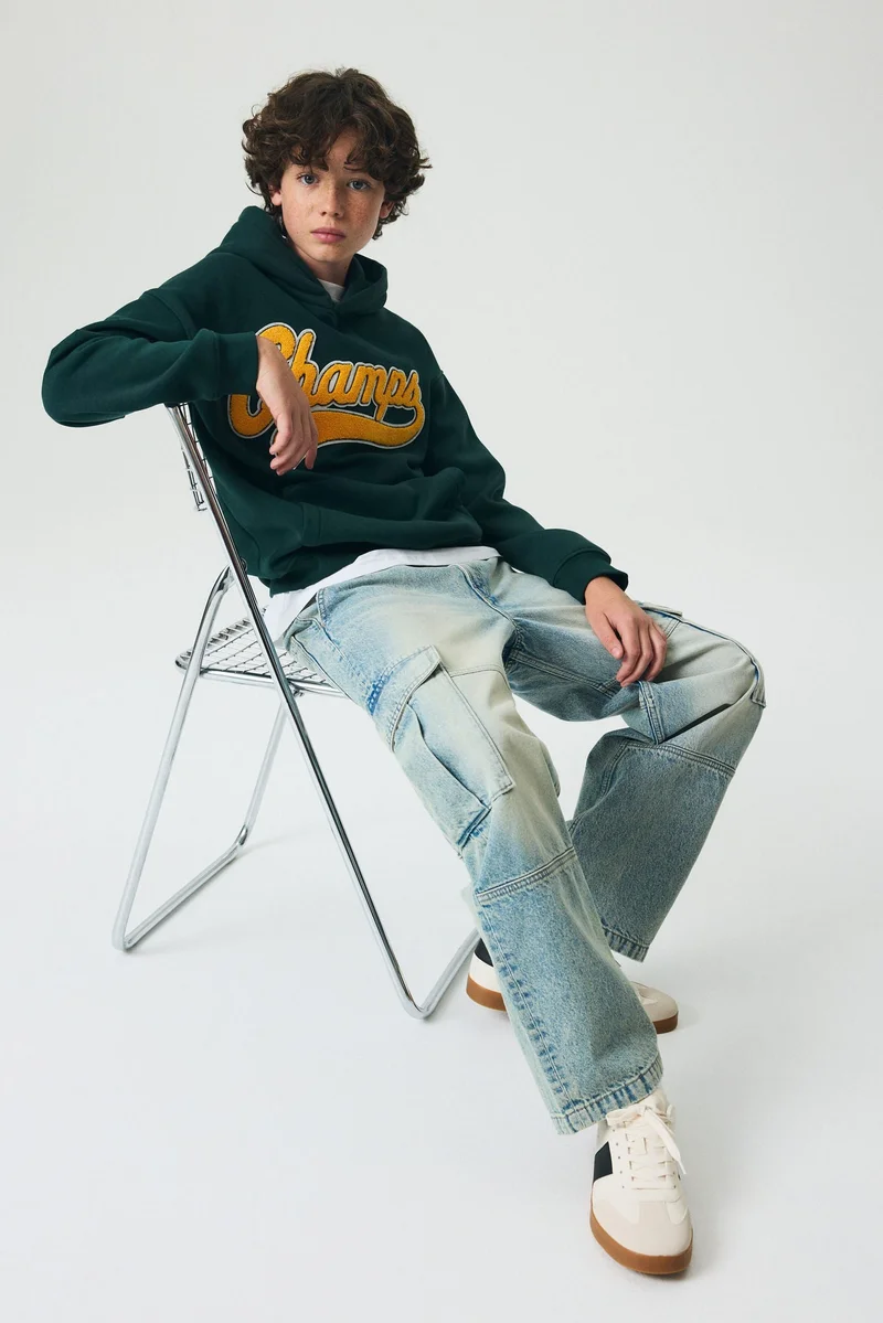 H&M Baggy Fit Cargo Jeans