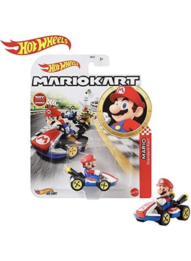 Hot Wheels Mario Kart Collection Of 1 64 Scale Die Cast Replica Vehicles Toy Collectibles - Image 2