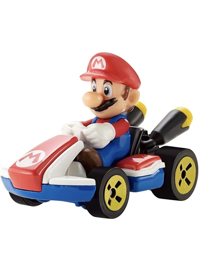 Hot Wheels Mario Kart Collection Of 1 64 Scale Die Cast Replica Vehicles Toy Collectibles - Image 1