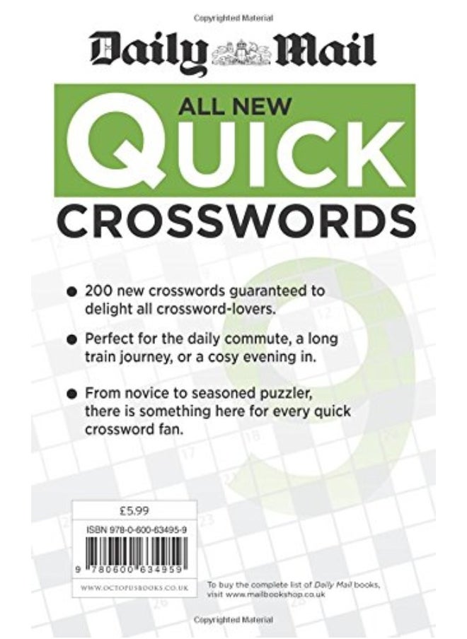 Daily Mail All New Quick Crosswords 9  - Image 2