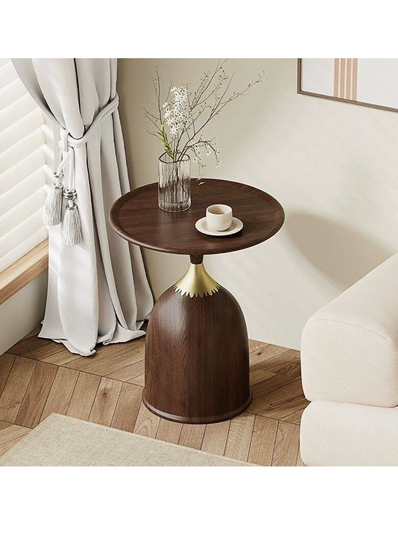 Beauenty Sofa Round Coffee Table Light Luxury Living Room Small Coffee Table - Image 2
