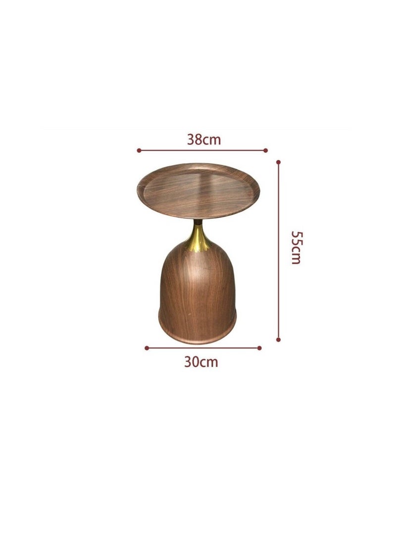 Beauenty Sofa Round Coffee Table Light Luxury Living Room Small Coffee Table - Image 4