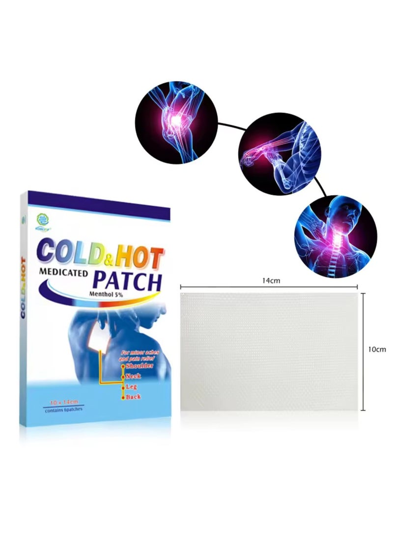 Generic Herbal Menthol Hydrogel Back Pain Relief Patch - Fast-Acting, Natural Pain Relief Gel for Sore Muscles and Joint DiscomfortPowerful Heat Patch for Back Pain Relief and Arthritis – Effective Pain Relief for Shoulders, Muscles, and Joints – Ideal for Neural Pain, Rheumatism, and Muscle Strain – Thermal Patches for Men and Women – Back Pain Relief, Miracle Pain Patches, and Muscle Soothing Patches.  - Image 2