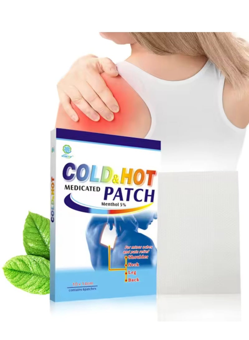 Generic Herbal Menthol Hydrogel Back Pain Relief Patch - Fast-Acting, Natural Pain Relief Gel for Sore Muscles and Joint DiscomfortPowerful Heat Patch for Back Pain Relief and Arthritis – Effective Pain Relief for Shoulders, Muscles, and Joints – Ideal for Neural Pain, Rheumatism, and Muscle Strain – Thermal Patches for Men and Women – Back Pain Relief, Miracle Pain Patches, and Muscle Soothing Patches.  - Image 1