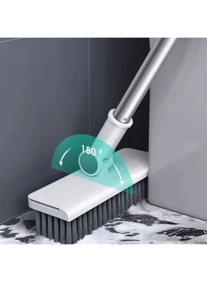 Long Handle Broom and Dustpan Set – Upright Design with Self-Cleaning Teeth – Built-In Storage for Easy, Hands-Free Cleaning – Lightweight & Durable for Home and Office - Image 3