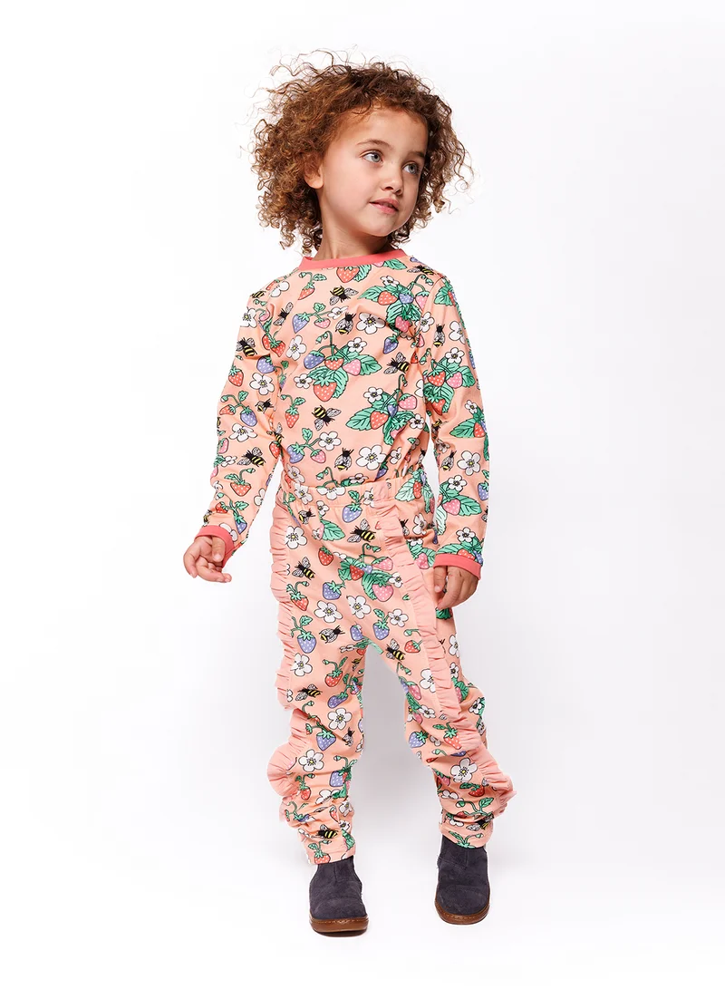 Småfolk Long-sleeved top with strawberries