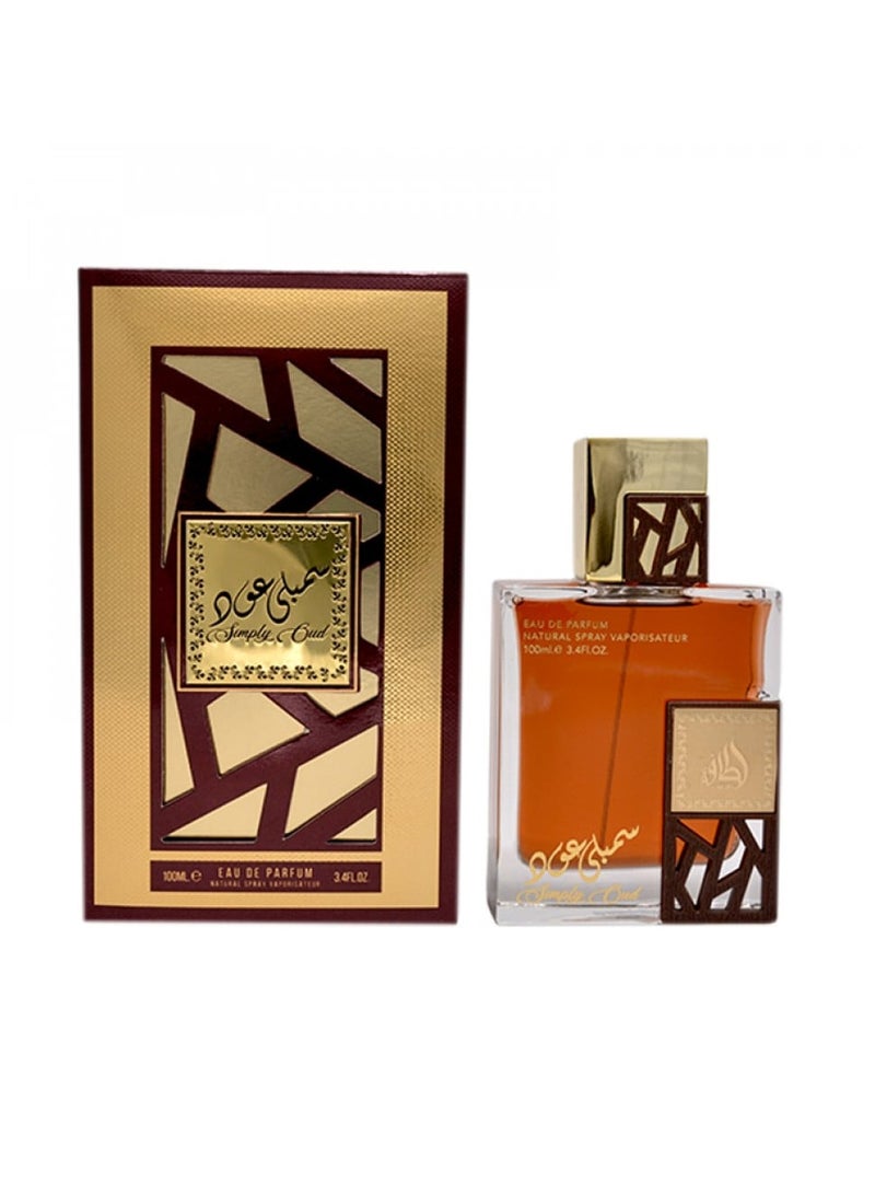 لطافة عطر سيمبلي عود للجنسين من لطافة او دي بارفان 100 مل - Image 1