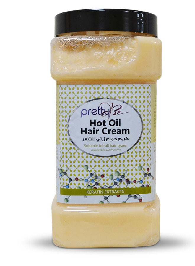 Pretty Be Hot Oil Hair Cream with Keratin Extracts, Suitable for all hair types 2000ml - Image 1