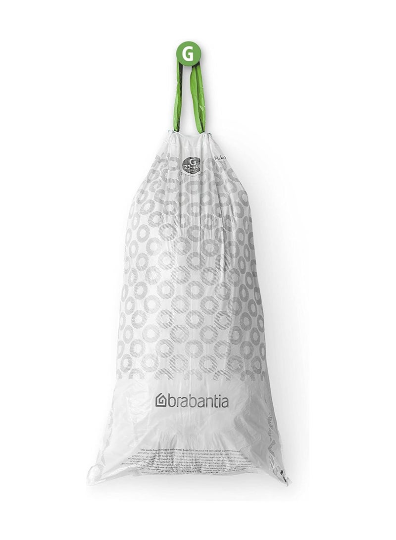 brabantia Brabantia Bin Liners, Size G, 23-30 L - 20 Bags  - Image 3