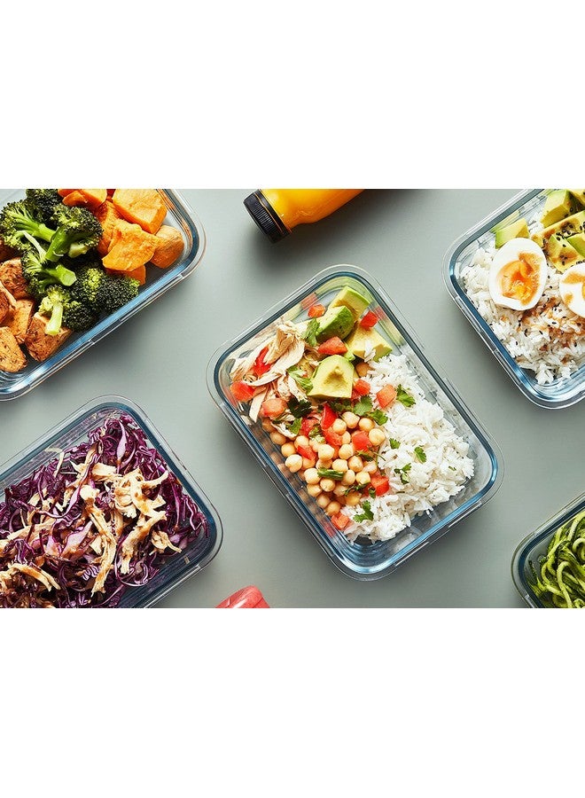 M MCIRCO M MCIRCO [5-Packs, 36 Oz Glass Meal Prep Containers with Snap Locking Lids Glass Food Containers,Airtight Lunch Container,Microwave, Oven, Freezer and Dishwasher (4.5 Cup)  - Image 5