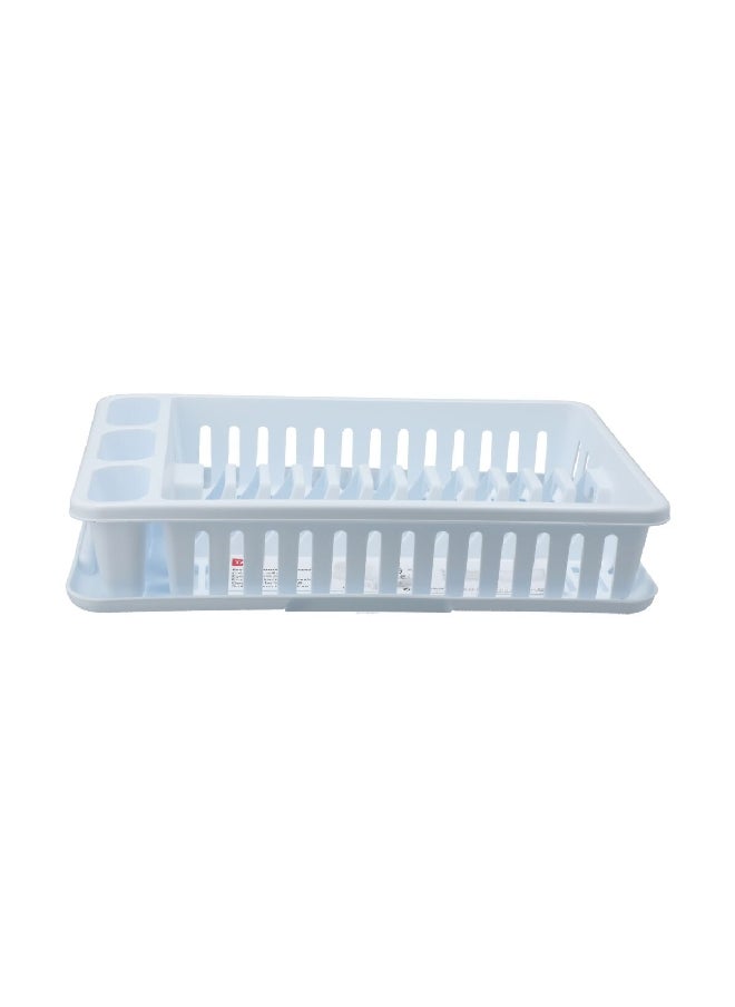 TATAY - Multiple Holes Dish Drainer with Tray White 42 x 27 x 10 cm 1127001 - Image 1