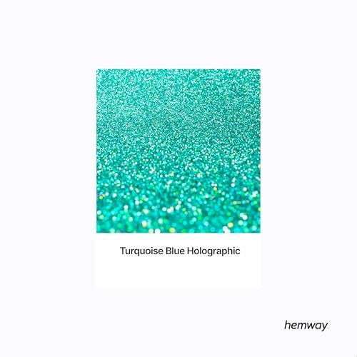 Hemway Glitter Paint Additive Glitter Crystals for Acrylic Paint, Interior & Exterior Walls, Wood, Varnish, Furniture, Matte, Gloss, Satin, Silk - 100g / 3.5oz - Turquoise Blue Holographic - Image 2