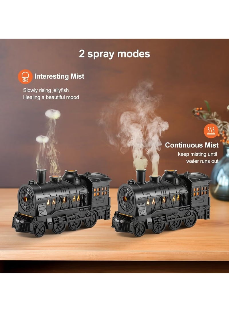 TIGER Train Diffuser 300ml Aromatherapy Diffuser with 6 Essential Oils Gift Set – Remote Control, Cool Mist, 2 Light & 2 Mist Modes, Auto Shut-Off for Bedroom, Office, Hotel Train Black - Image 4