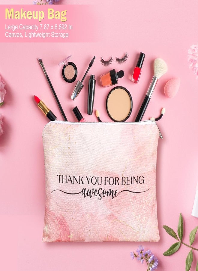 Suhctuptx Employee Appreciation Gifts, Appreciation Gifts for Coworkers, 8 Pcs Christmas Gift for Employees Coworkers Teacher Staff Principal Nurse, Cool Thank You Gifts Baskets w/ Tumbler Notebook (Pink) - Image 5