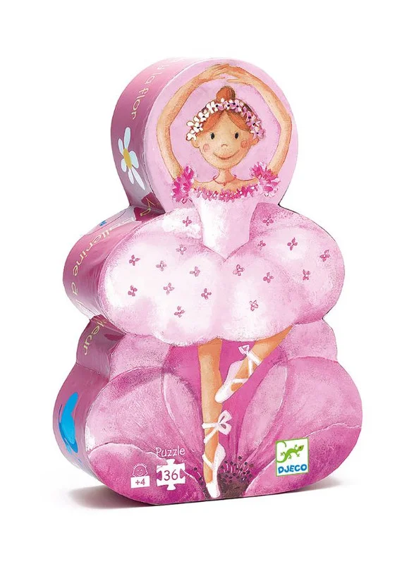 DJECO Ballerina With Flower Puzzle - 36Pcs