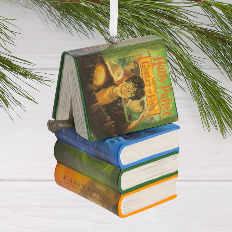 هولمارك Hallmark Harry Potter Books and Wand Series 2 Christmas Ornament - Image 5