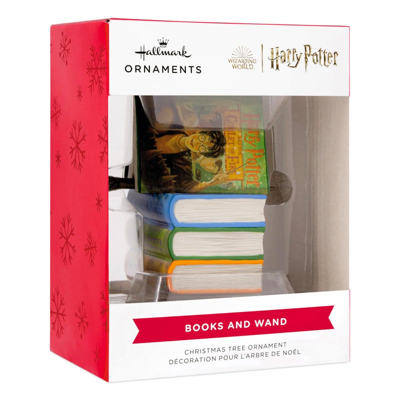 هولمارك Hallmark Harry Potter Books and Wand Series 2 Christmas Ornament - Image 3