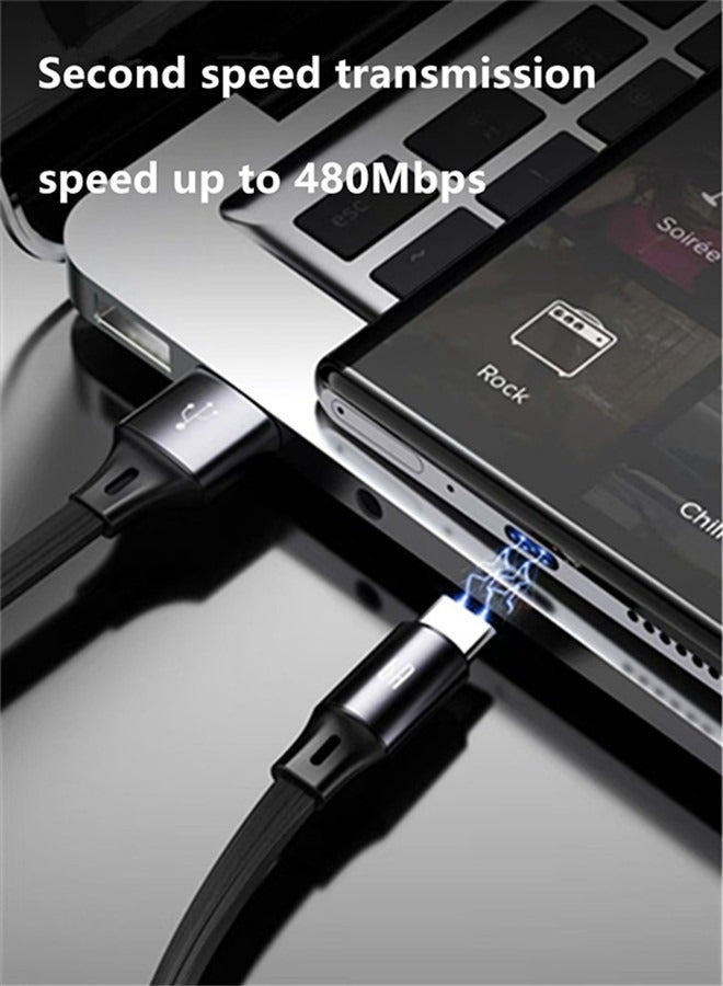 Nova future 100W Multi Charging Cable 6A, Retractable Multi Charging Cord 3 in 1 Fast Charger Cord, Multi Charger Adapter with Lightning/Type C/Micro USB Ports for Cell Phones/iPhone/PS/Tablets and More - Image 5