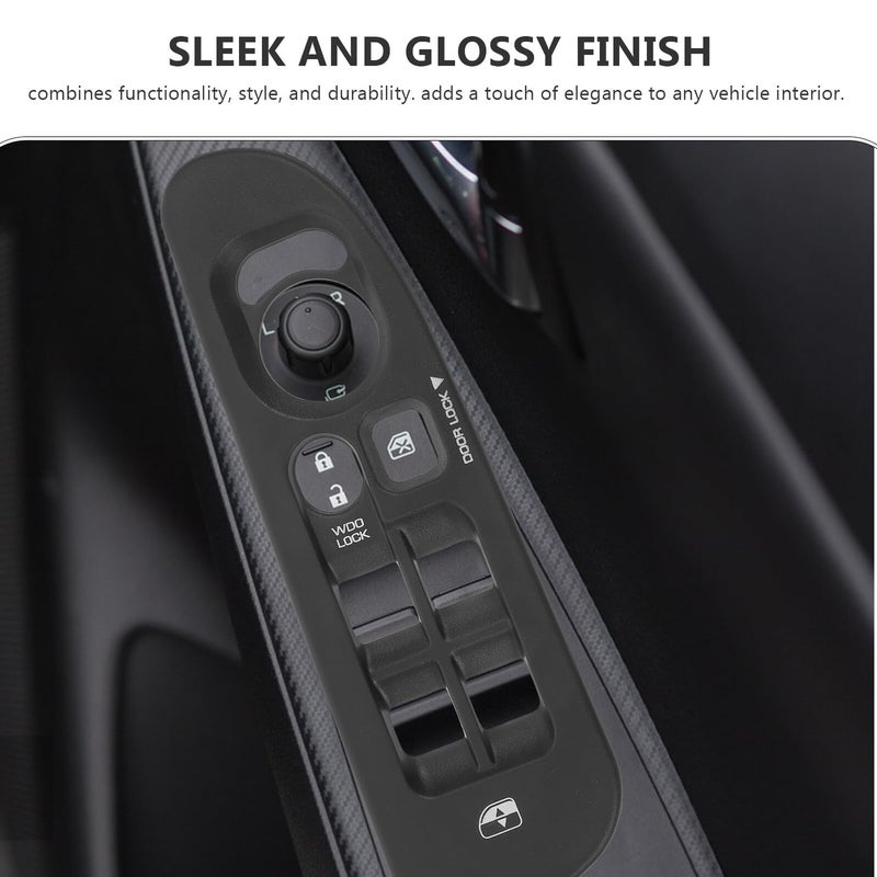 Black Driver Side Front Door Power Window Switch Cover Bezel Panel for 2002 2005 Full Size Pickup 1500 - Image 4