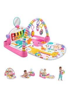 Fisher-Price Glow and Grow Kick & Play Piano Gym Baby Playmat (Pink)