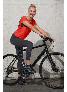 Women Sportswear Fit 7/8 Cycling Tights, Black