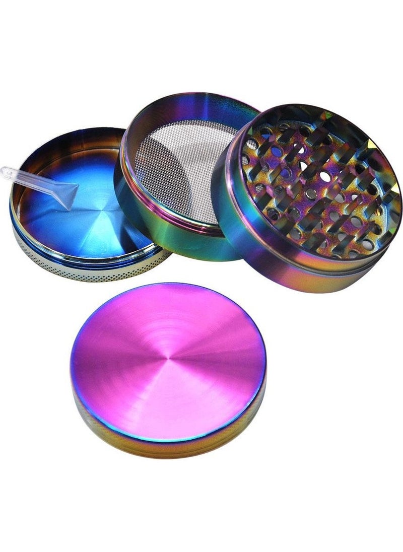 Valkyrie 40 mm 4 Layer Colorful Zinc Alloy Herbal Grinder Spice Herb Herb Tobacco Grinder  - Image 3