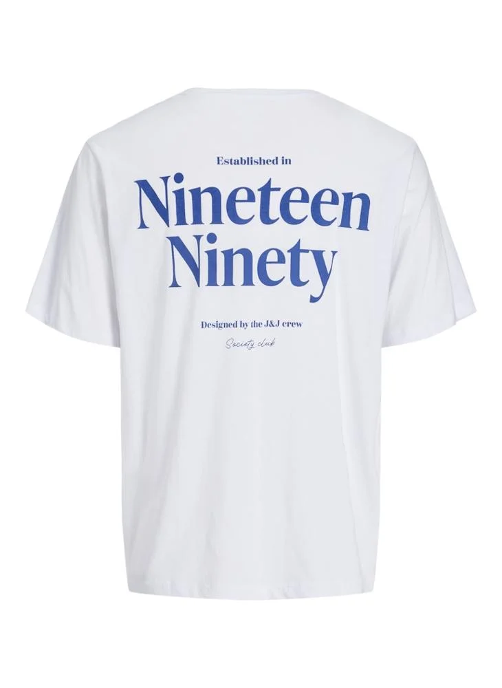 جاك اند جونز Jjninety Crew Neck T-Shirt