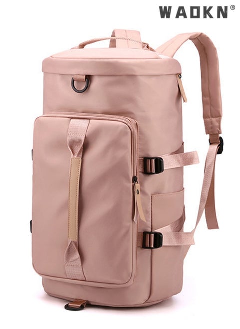 Sports Bag with Backpack Function,Women & Men Duffle Bag For Travel, Small Waterproof Gym Sport Shoulder Bag With Shoe Compartment Carry On Backpack For Weekender Workout Overnight Campin, Sports