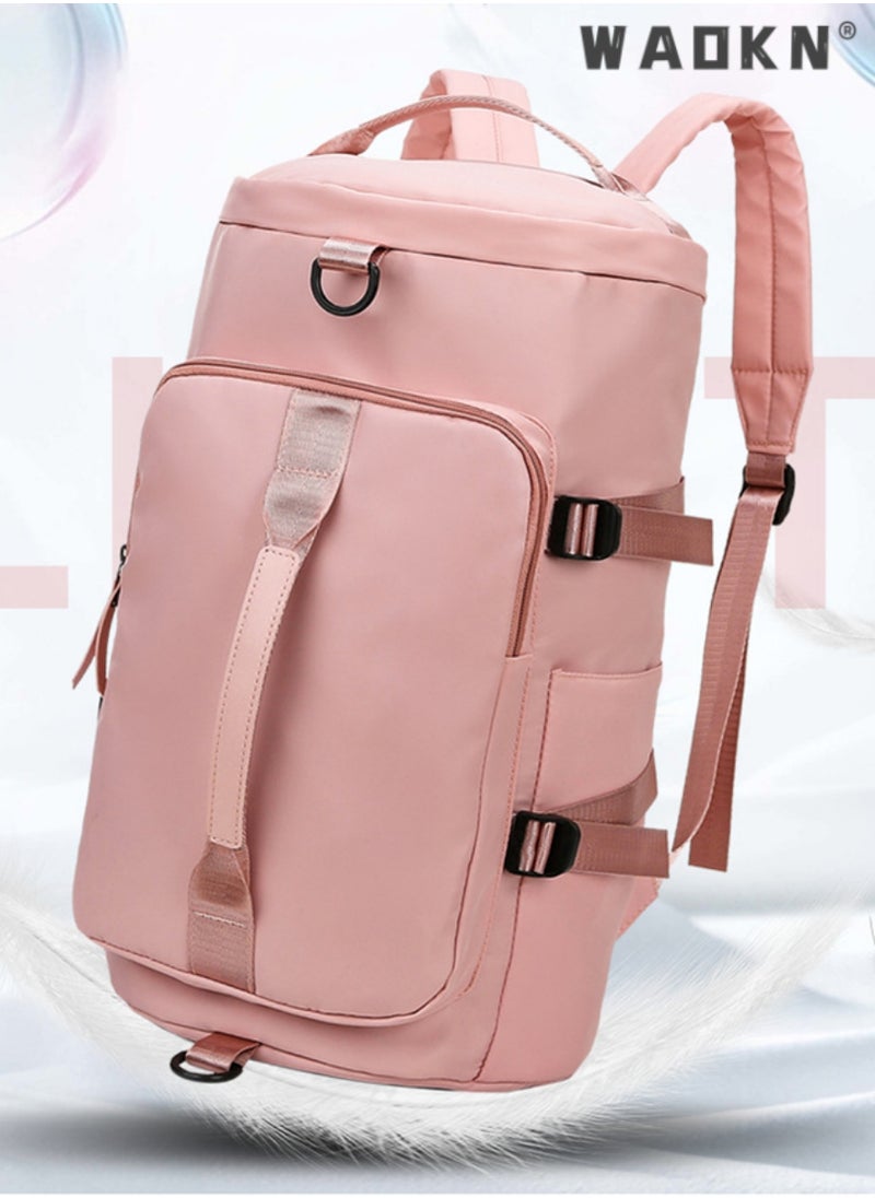 WAOKN - Sports Bag with Backpack Function,Women & Men Duffle Bag For Travel, Small Waterproof Gym Sport Shoulder Bag With Shoe Compartment Carry On Backpack For Weekender Workout Overnight Campin, Sports - Image 1