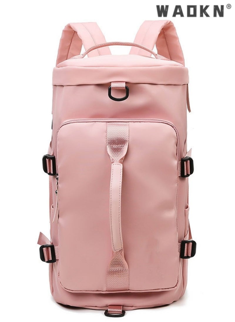 WAOKN - Sports Bag with Backpack Function,Women & Men Duffle Bag For Travel, Small Waterproof Gym Sport Shoulder Bag With Shoe Compartment Carry On Backpack For Weekender Workout Overnight Campin, Sports - Image 1