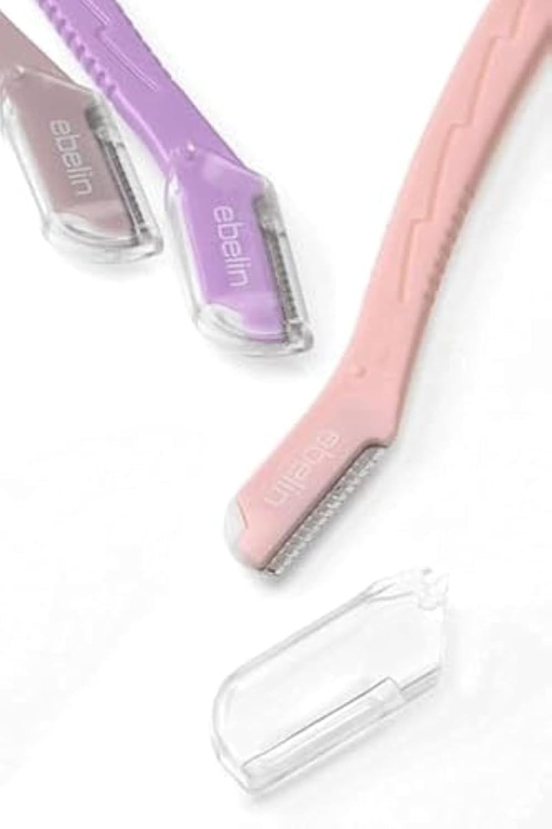 Ebelin Face and Brows razors for women 3 pcs
