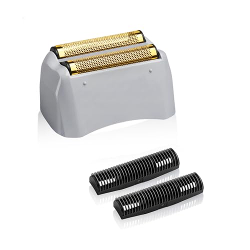 AIJALY 1 Pack Pro Shaver Replacement Foil and Cutters Compatible with andis No.17150/17155/17200 Shaver ProFoil Lithium Replacement Golden - Image 1