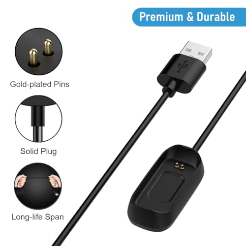 HUMBLE USB Smart Watch Fast Charging Cable Adapter Compatible with Oneplus Band Charging Cable (Black) - Image 4