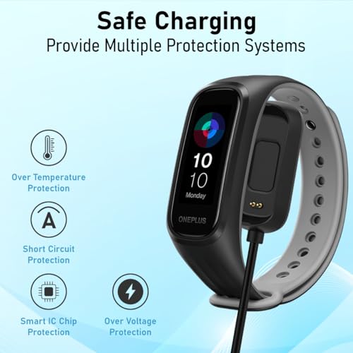 HUMBLE USB Smart Watch Fast Charging Cable Adapter Compatible with Oneplus Band Charging Cable (Black) - Image 3