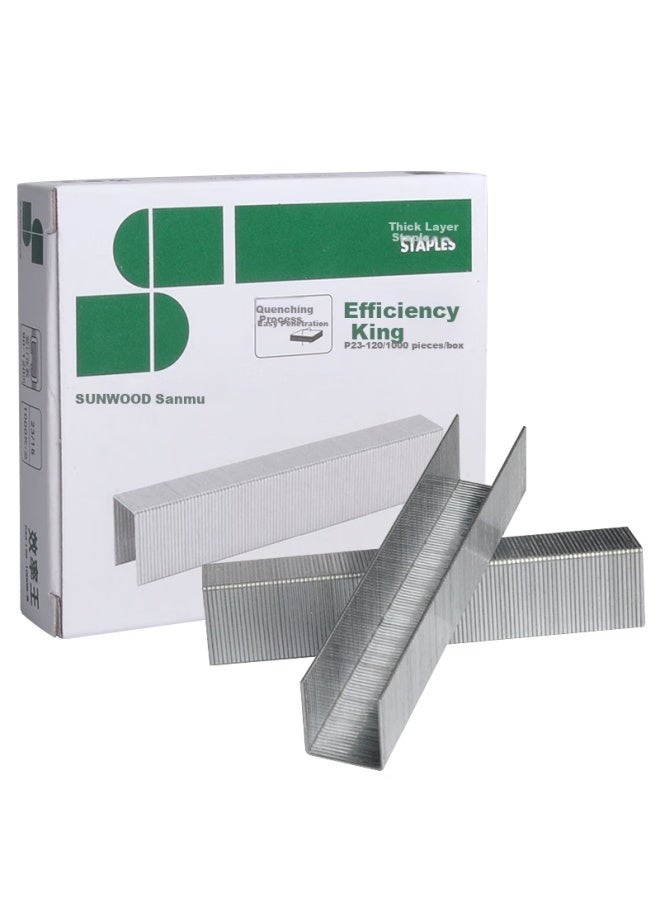 Sunwood Efficiency King Series 23/15 Staples 1000pcs/box 10 Boxes P23-120 - Image 1