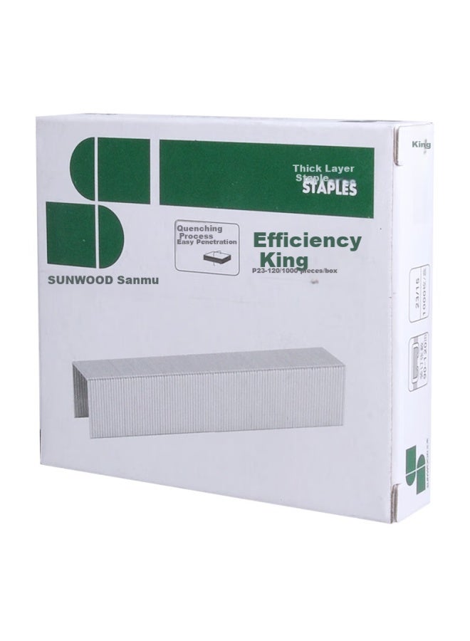 Sunwood Efficiency King Series 23/15 Staples 1000pcs/box 10 Boxes P23-120 - Image 2