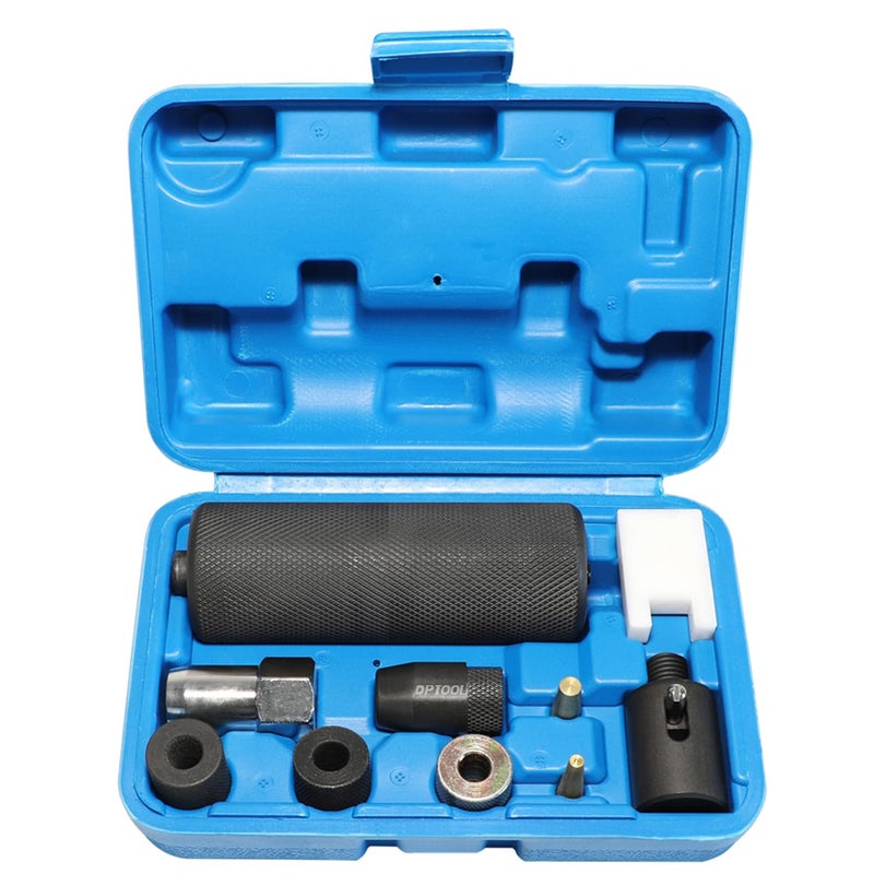 أداة إزالة حقن الوقود مع مطرقة منزلقة مجموعة استبدال وتركيب ختم الحقن متوافقة مع BMW N14 N18 N20 N26 N47 N53 N54 N55 N57 N63 S63 B38 B48 B58