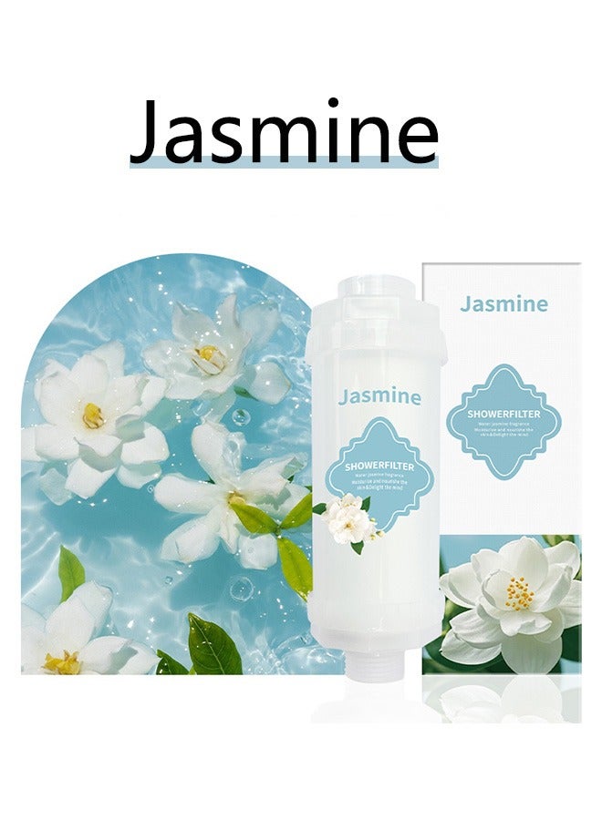 Vitamin Scented Beads shower Fliter, Anti Hair Loss, Prevents Dry Skin, Chlorine Removal, Rust Removal, Relaxing Aromatherapy, Non-Toxic (Jasmine scent),100g  - Image 1