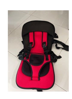 Generic Car seat for children and babies  3 stages and 4 belts for the safety and security of children I adjustable in different positions red color from Rana store  - Image 2