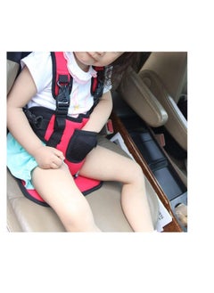 Generic Car seat for children and babies  3 stages and 4 belts for the safety and security of children I adjustable in different positions red color from Rana store  - Image 3