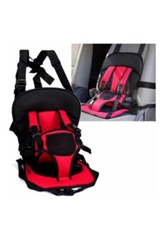 Generic Car seat for children and babies  3 stages and 4 belts for the safety and security of children I adjustable in different positions red color from Rana store  - Image 4