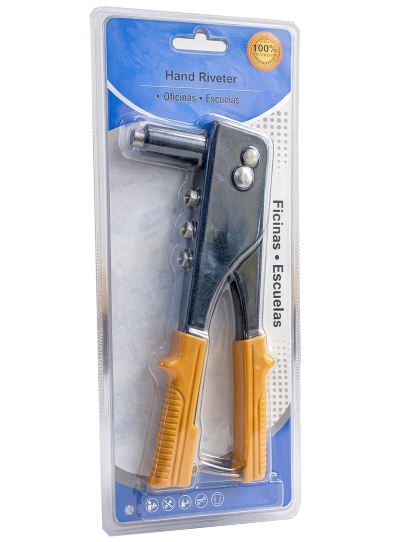 Heavy Duty Hand Riveter Rivet Gun – Manual Blind Rivet Tool for Metal Plastic Repair with Strong Grip - Image 1